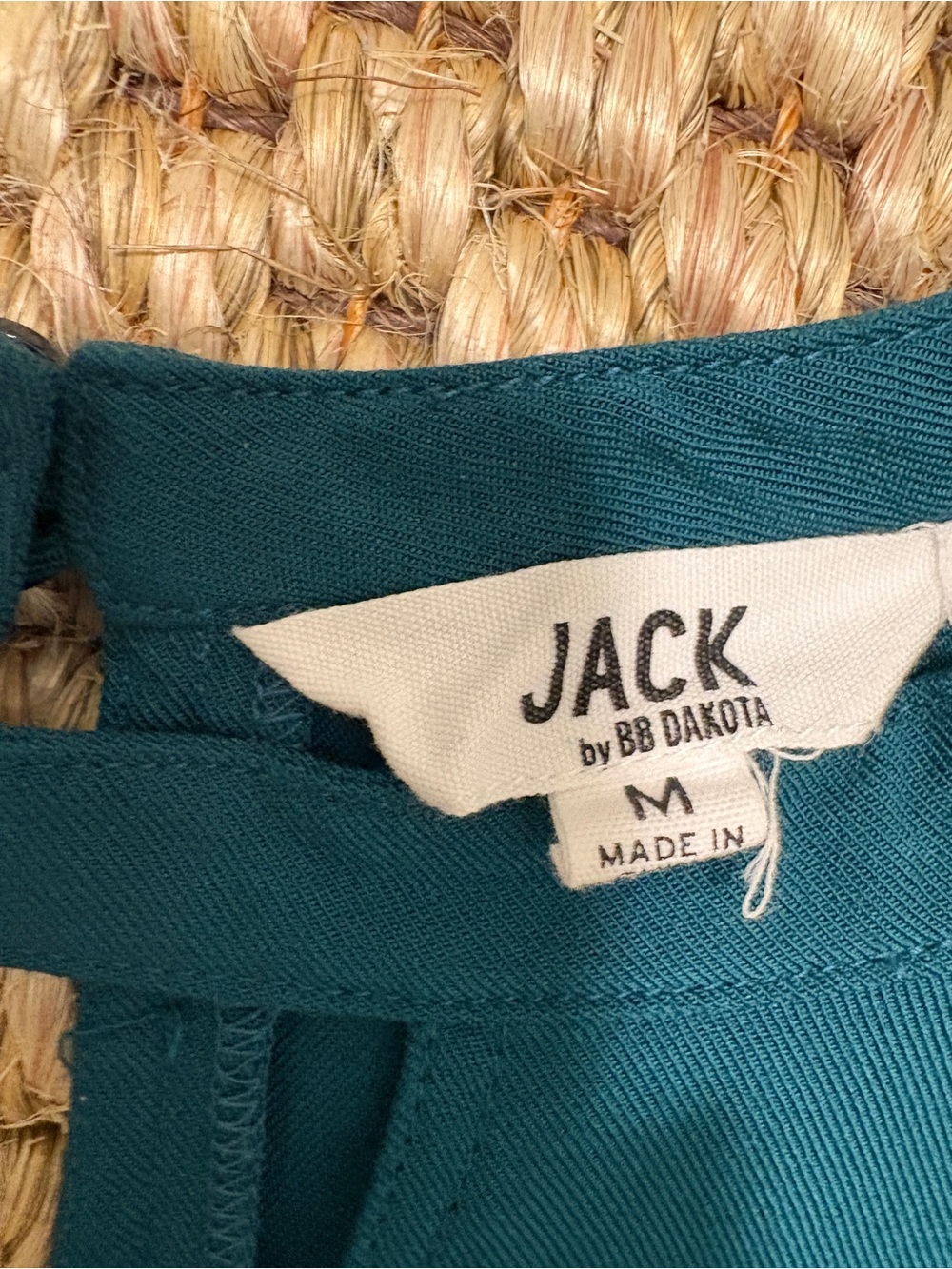 Jack by BB Dakota Teal Crewneck Top - Medium - Picture 2 of 8